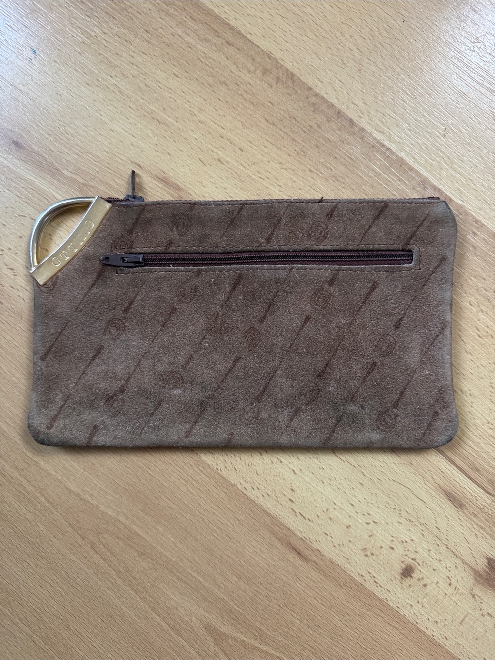 Vintage OTTINO Suede Clutch